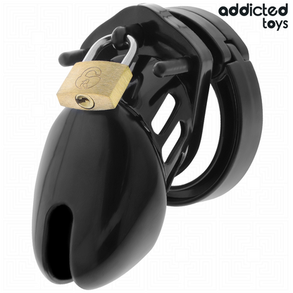ADDICTED TOYS LOCKED - GABBIA PER PENE OBSIDIAN HOLD TAGLIA S - ADDICTED TOYS LOCKED | Lingerie Harness Boutique