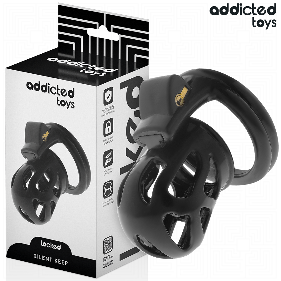 ADDICTED TOYS LOCKED - GABBIA PER PENE SILENZIOSA 7,5 CM - ADDICTED TOYS LOCKED | Lingerie Harness Boutique