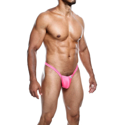 MOB - PERIZOMA ROSA TAGLIA L - MOB | Lingerie Harness Boutique