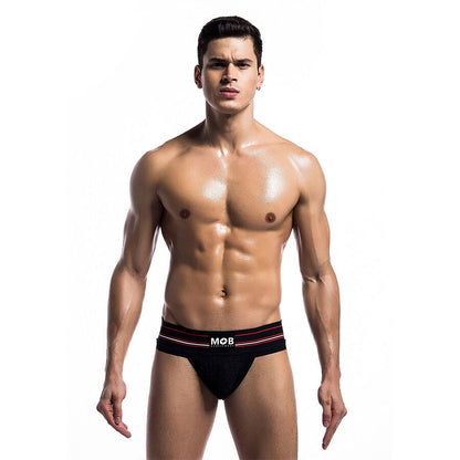 MOB - PERIZOMA NERO CLASSICO TAGLIA L - MOB | Lingerie Harness Boutique