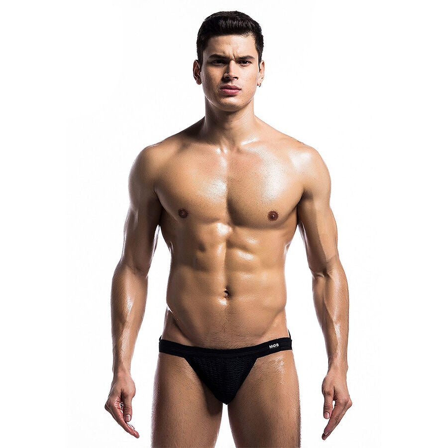 MOB - COSTUME DA BAGNO FETISH JOCKSTRAP NERO TAGLIA L - MOB | Lingerie Harness Boutique
