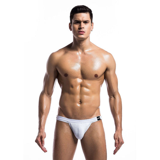 MOB - COSTUME DA BAGNO JOCKSTRAP BIANCO FETISH TAGLIA L - MOB | Lingerie Harness Boutique