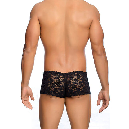MOB - BOXER IN PIZZO NERO TAGLIA L/XL - MOB | Lingerie Harness Boutique