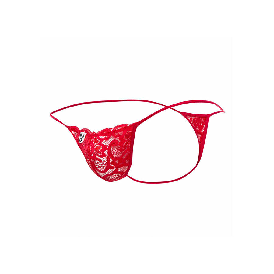 MOB - PERIZOMA IN PIZZO ROSSO TAGLIA L/XL - MOB | Lingerie Harness Boutique