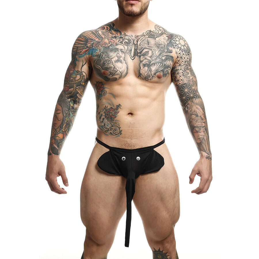 MOB - PERIZOMA ELEFANTE NERO TAGLIA UNICA - MOB | Lingerie Harness Boutique