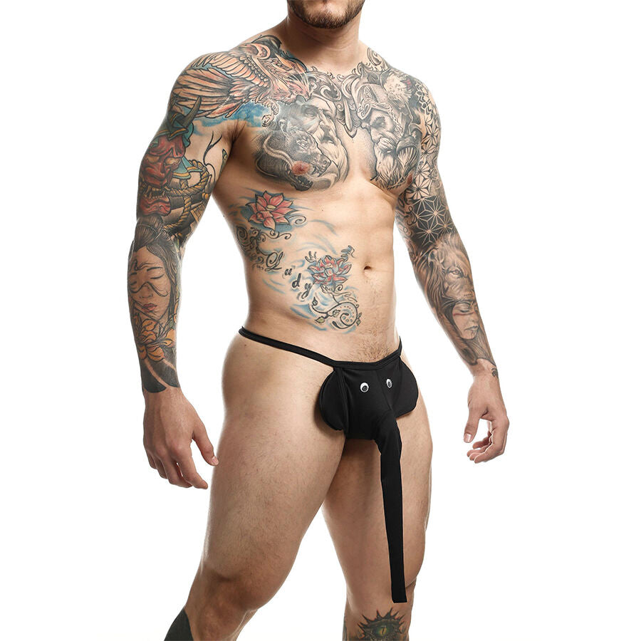 MOB - PERIZOMA ELEFANTE NERO TAGLIA UNICA - MOB | Lingerie Harness Boutique