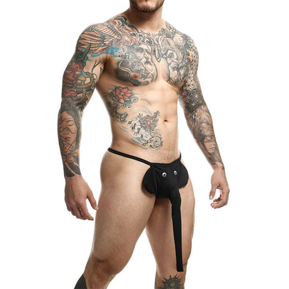 MOB - PERIZOMA ELEFANTE NERO TAGLIA UNICA - MOB | Lingerie Harness Boutique