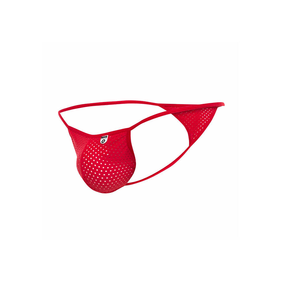 MOB - PERIZOMA IN MICROFIBRA ROSSO TAGLIA L/XL - MOB | Lingerie Harness Boutique