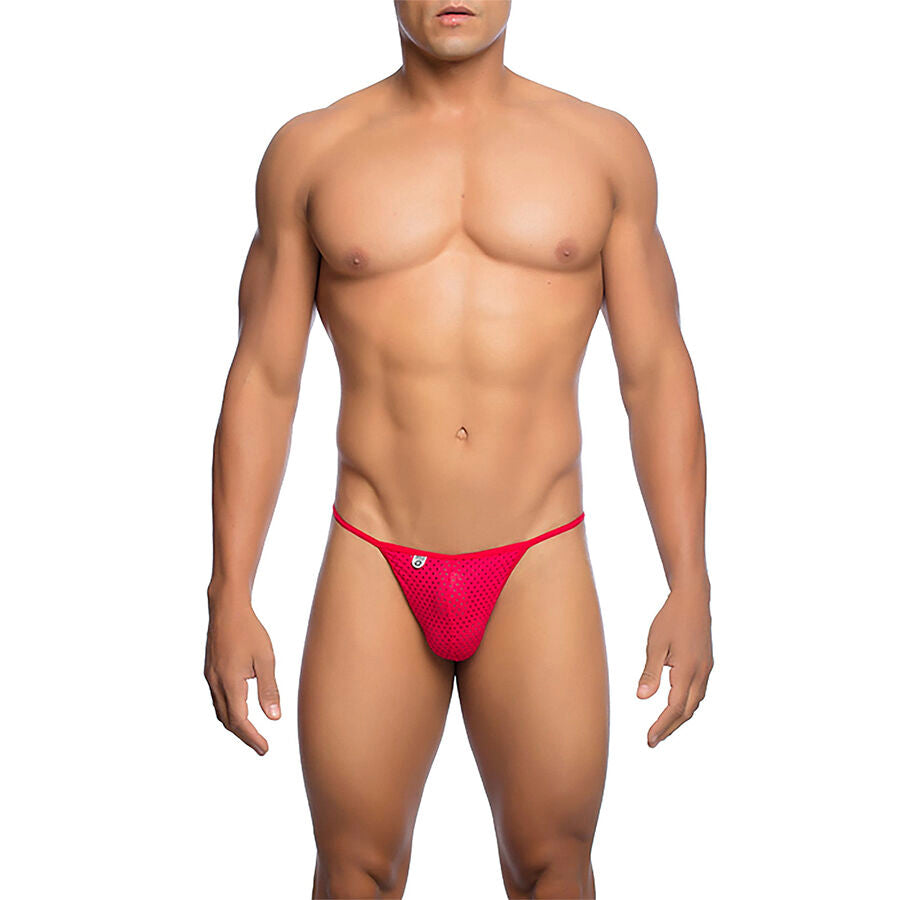 MOB - PERIZOMA IN MICROFIBRA ROSSO TAGLIA L/XL - MOB | Lingerie Harness Boutique