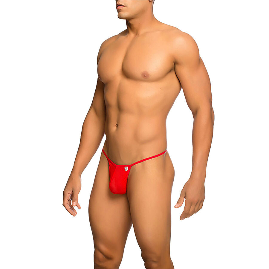 MOB - PERIZOMA A T ROSSO TRASPARENTE TAGLIA L/XL - MOB | Lingerie Harness Boutique