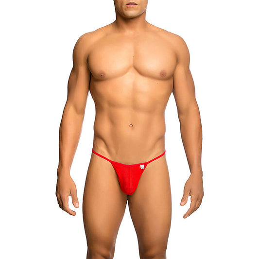 MOB - PERIZOMA A T ROSSO TRASPARENTE TAGLIA L/XL - MOB | Lingerie Harness Boutique