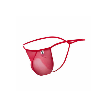 MOB - PERIZOMA A T ROSSO TRASPARENTE TAGLIA L/XL - MOB | Lingerie Harness Boutique
