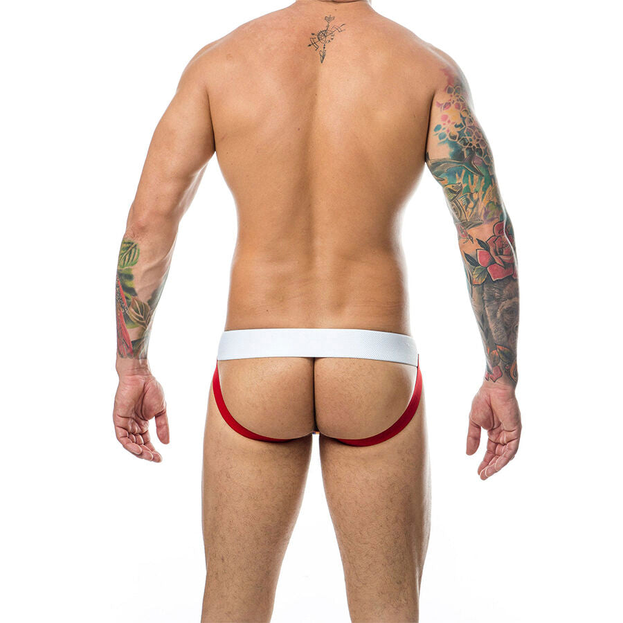 MOB - CLASSIC JOCK STRIPE RAINBOW TAGLIA L - MOB | Lingerie Harness Boutique