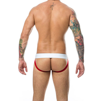 MOB - CLASSIC JOCK STRIPE RAINBOW TAGLIA L - MOB | Lingerie Harness Boutique