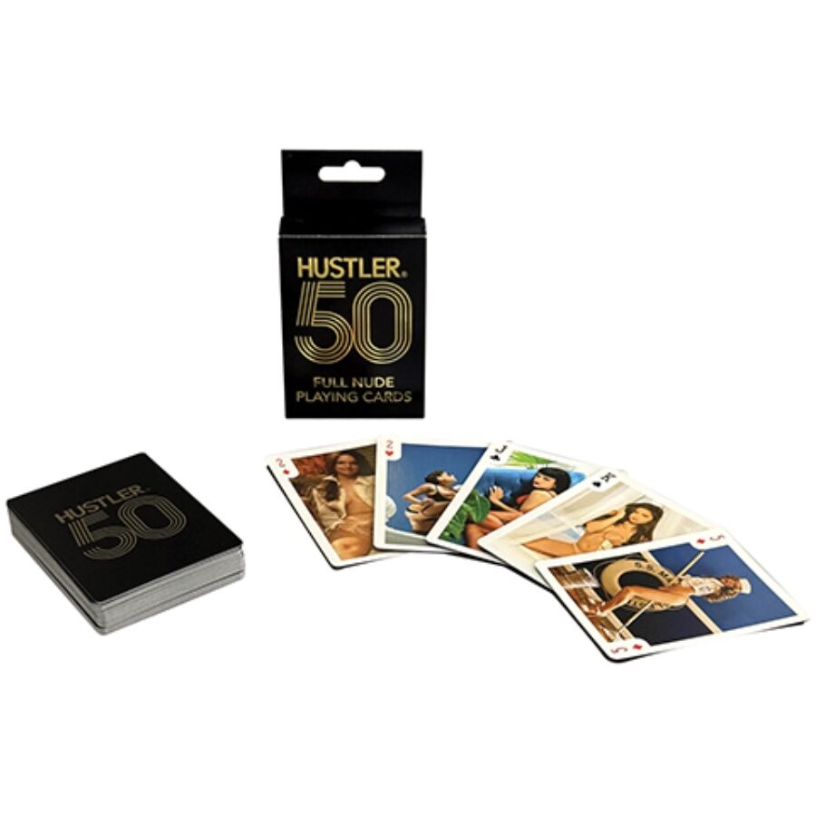 KHEPER GAMES - HUSTLER 50 CARTE DA GIOCO COMPLETAMENTE NUDE - KHEPER GAMES | Lingerie Harness Boutique