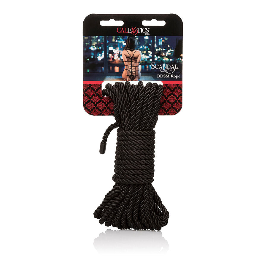 CALEXOTICS - SCANDAL CORDA NERA BDSM 10 M - CALEXOTICS | Lingerie Harness Boutique