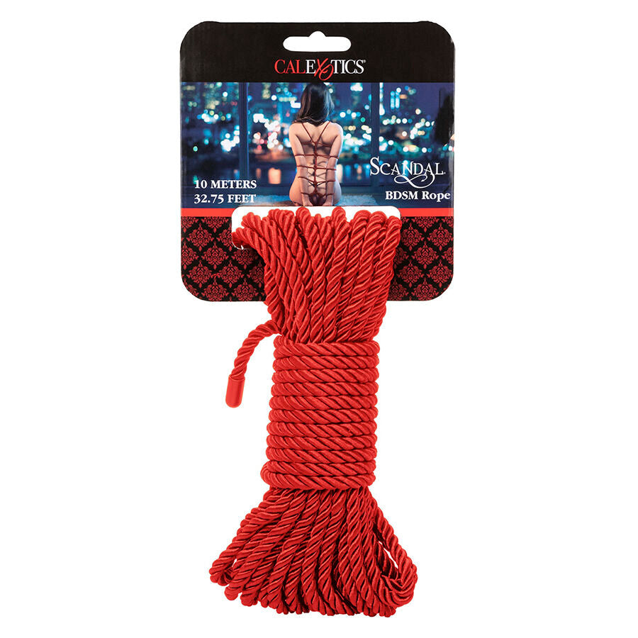 CALEXOTICS - SCANDAL CORDA ROSSA BDSM 10 M - CALEXOTICS | Lingerie Harness Boutique