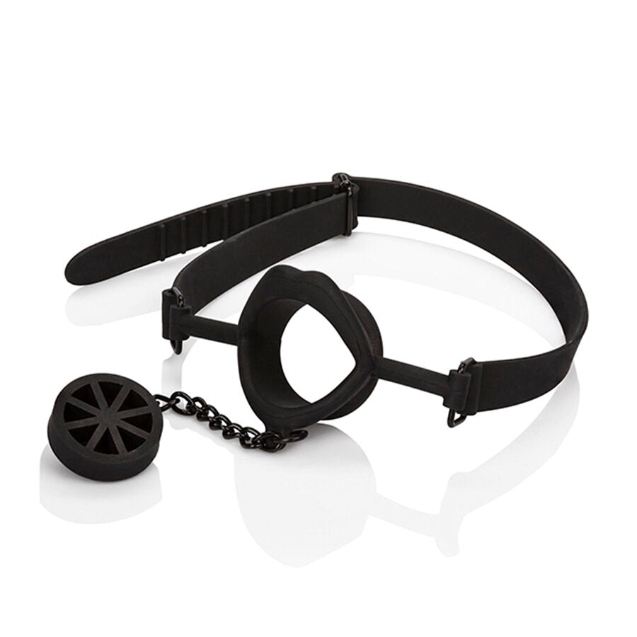 CALEXOTICS - SCANDAL BAFFO CON TAPPO IN SILICONE NERO - CALEXOTICS | Lingerie Harness Boutique