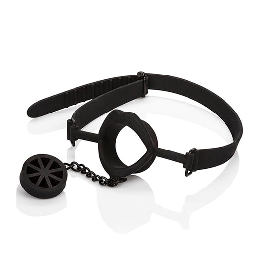 CALEXOTICS - SCANDAL BAFFO CON TAPPO IN SILICONE NERO - CALEXOTICS | Lingerie Harness Boutique