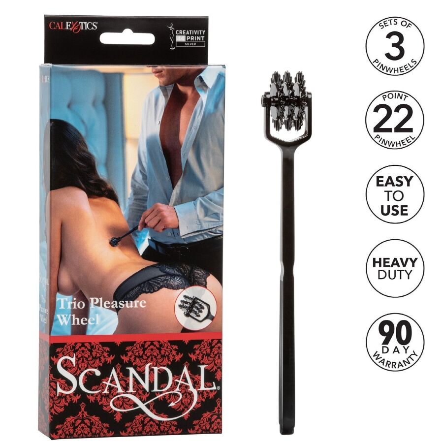 CALEXOTICS - SCANDALO TRIPLA RUOTA DEL PIACERE - CALEXOTICS | Lingerie Harness Boutique