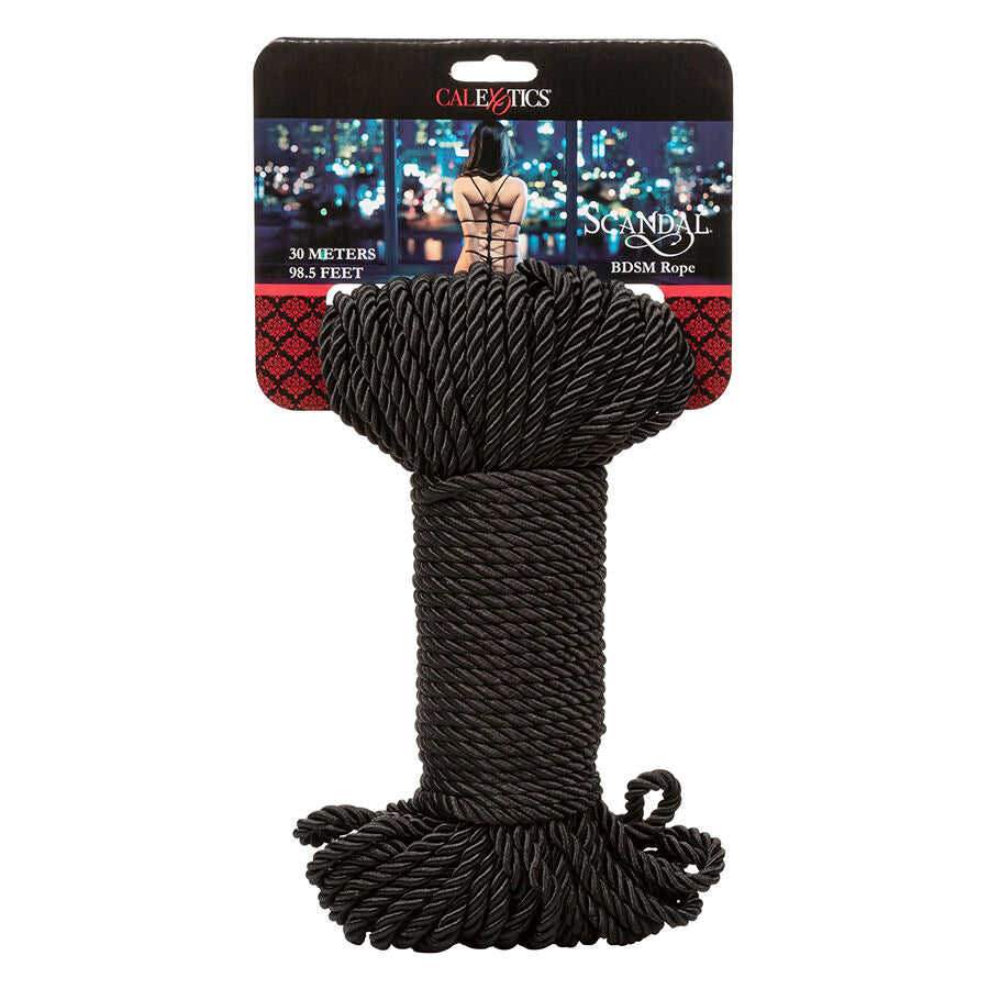 CALEXOTICS - SCANDAL CORDA NERA BDSM 30 M - CALEXOTICS | Lingerie Harness Boutique