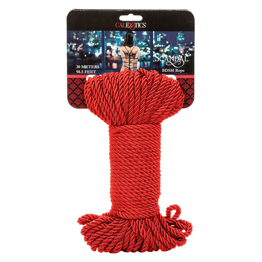 CALEXOTICS - SCANDAL CORDA ROSSA BDSM 30 M - CALEXOTICS | Lingerie Harness Boutique