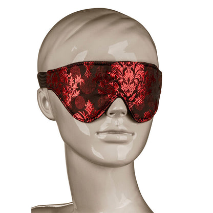 CALEXOTICS - SCANDAL MASCHERA OCCHI OPACA CON DETTAGLI ROSSI - CALEXOTICS | Lingerie Harness Boutique