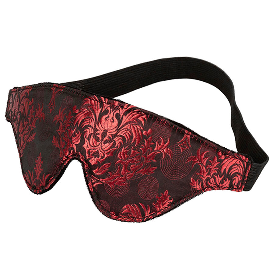 CALEXOTICS - SCANDAL MASCHERA OCCHI OPACA CON DETTAGLI ROSSI - CALEXOTICS | Lingerie Harness Boutique