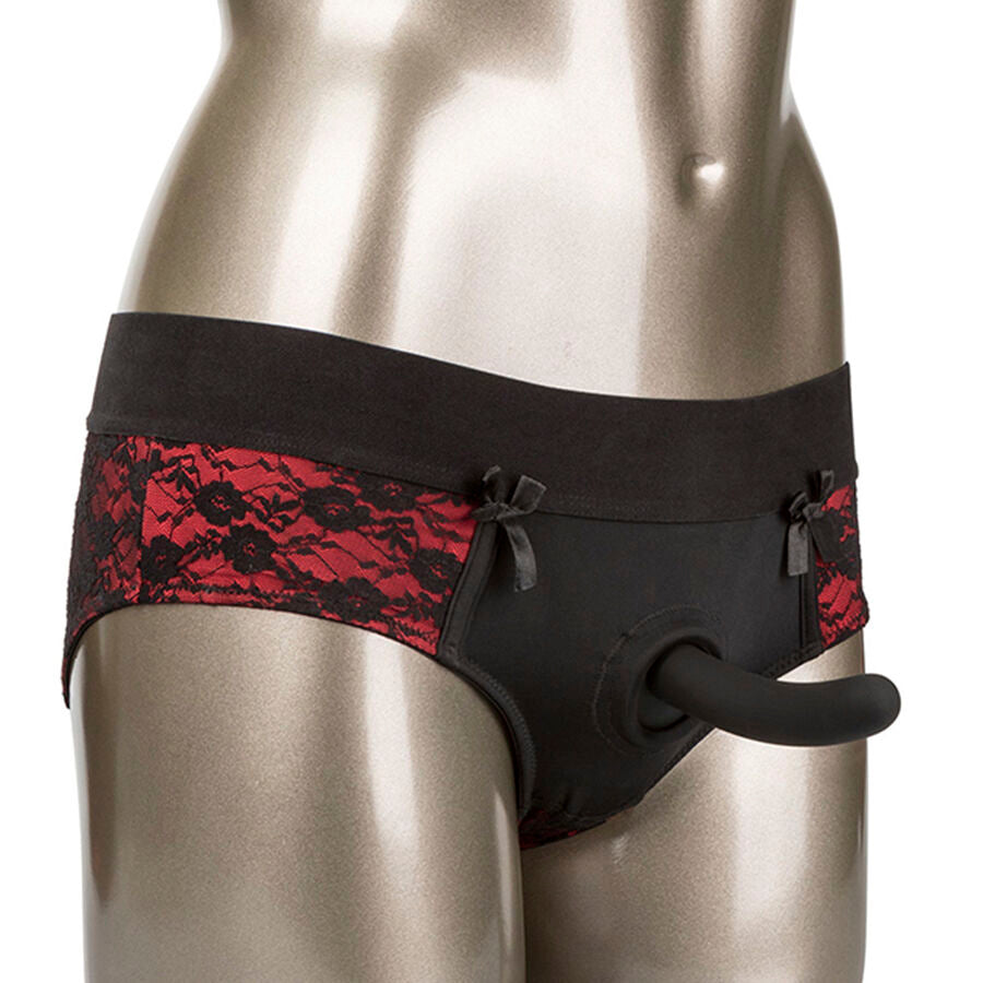 CALEXOTICS - SCANDAL SET DI SLIP SENZA CAVALLO CON DILDO TAGLIA S/M - CALEXOTICS | Lingerie Harness Boutique