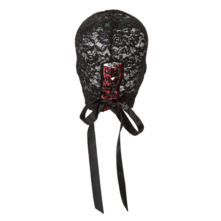 CALEXOTICS - SCANDAL  PASSAMONTAGNA IN PIZZO NERO CON FIOCCO - CALEXOTICS | Lingerie Harness Boutique