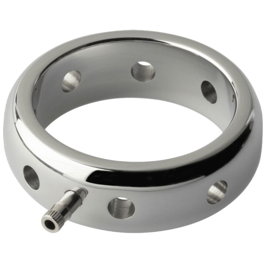 ELECTRASTIM - ANELLO ELETTROMAGNETICO PER PENE IN METALLO PRESTIGE 42 MM - ELECTRASTIM | Lingerie Harness Boutique
