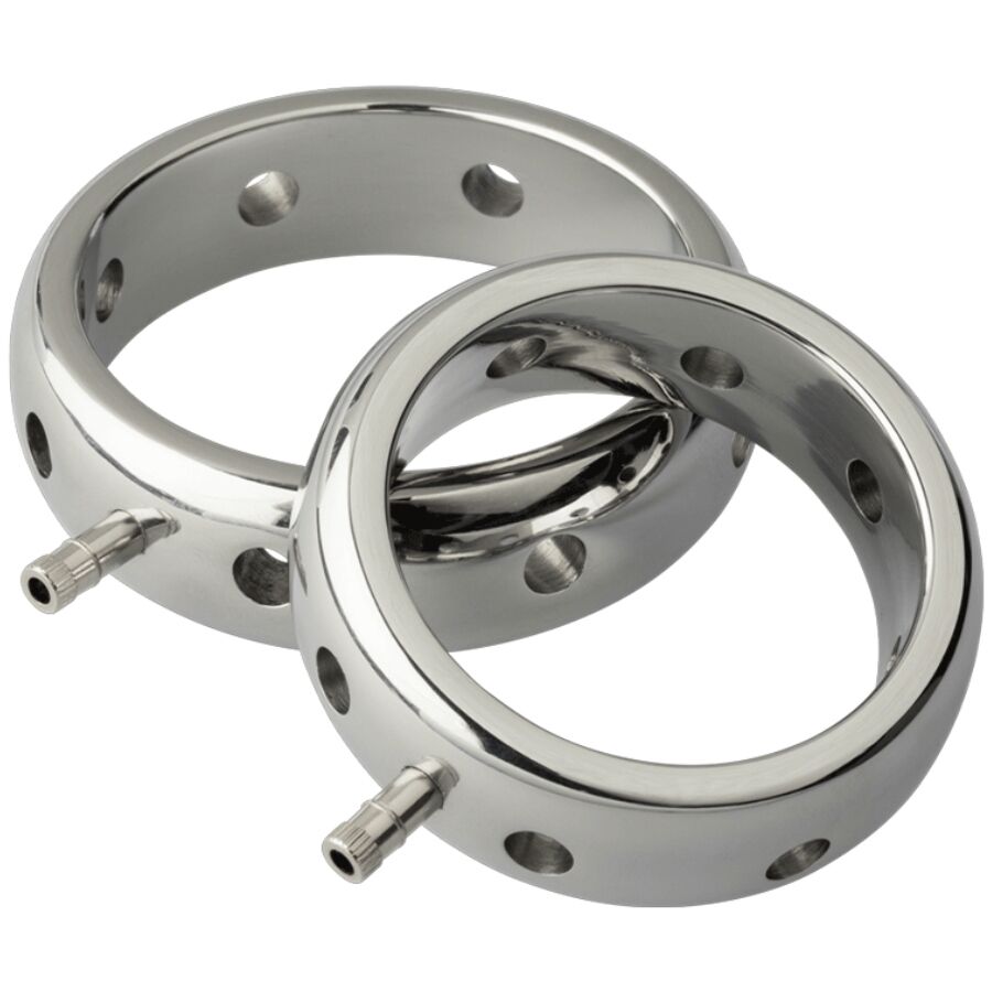 ELECTRASTIM - ANELLO ELETTROMAGNETICO PER PENE IN METALLO PRESTIGE 50 MM - ELECTRASTIM | Lingerie Harness Boutique