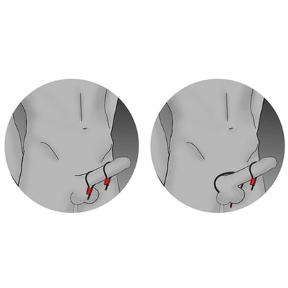 ELECTRASTIM - PRESTIGE ELECTRA LOOPS ANELLI PER IL PENE REGOLABILI ROSSI - ELECTRASTIM | Lingerie Harness Boutique