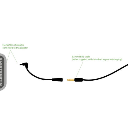 ELECTRASTIM - ADATTATORE STANDARD PER PRESA DA 3,5 MM - ELECTRASTIM | Lingerie Harness Boutique