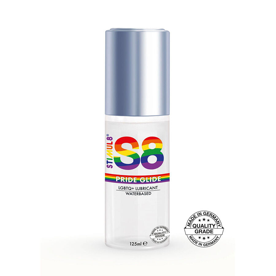 STIMUL8 - S8 GLIDE PRIDE LUBRIFICANTE 125 ML - STIMUL8 | Lingerie Harness Boutique