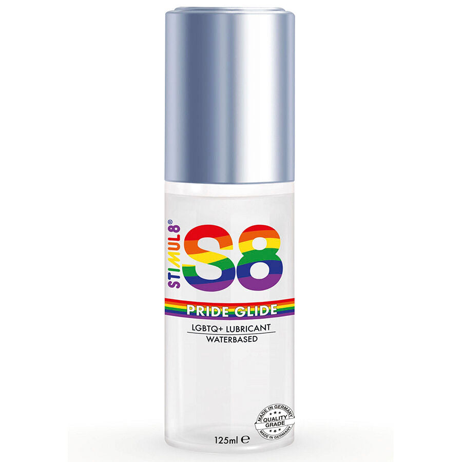 STIMUL8 - S8 GLIDE PRIDE LUBRIFICANTE 125 ML - STIMUL8 | Lingerie Harness Boutique