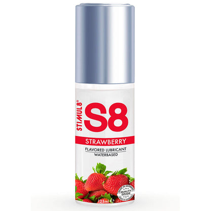 STIMUL8 - S8 LUBRIFICANTE ALLA FRAGOLA 125 ML - STIMUL8 | Lingerie Harness Boutique
