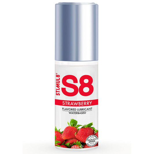 STIMUL8 - S8 LUBRIFICANTE ALLA FRAGOLA 125 ML - STIMUL8 | Lingerie Harness Boutique