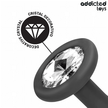 ADDICTED TOYS - SET DI 3 TAPPI ANALI CON GIOIELLO - ADDICTED TOYS | Lingerie Harness Boutique