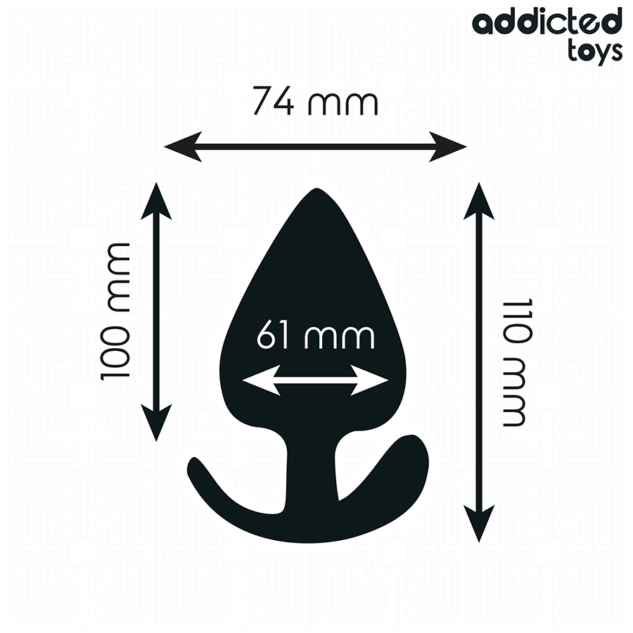 ADDICTED TOYS - TAPPO ANALE TAGLIA XXL 11 CM - ADDICTED TOYS | Lingerie Harness Boutique