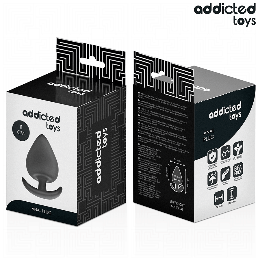 ADDICTED TOYS - TAPPO ANALE TAGLIA XXL 11 CM - ADDICTED TOYS | Lingerie Harness Boutique