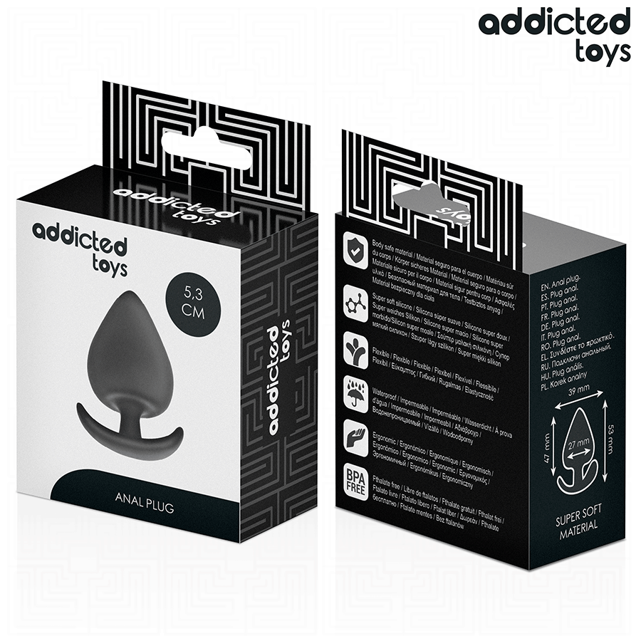 ADDICTED TOYS - TAPPO ANALE TAGLIA S 5,3 CM - ADDICTED TOYS | Lingerie Harness Boutique