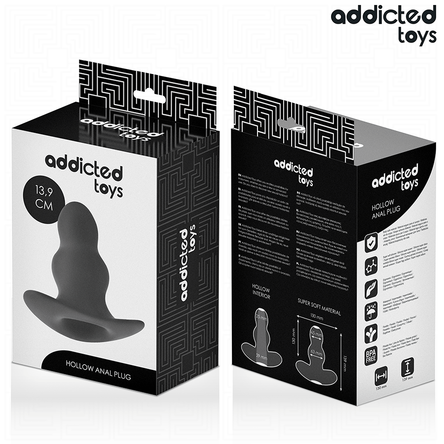 ADDICTED TOYS - TAPPO ANALE CAVO TAGLIA XL 13,9 CM - ADDICTED TOYS | Lingerie Harness Boutique