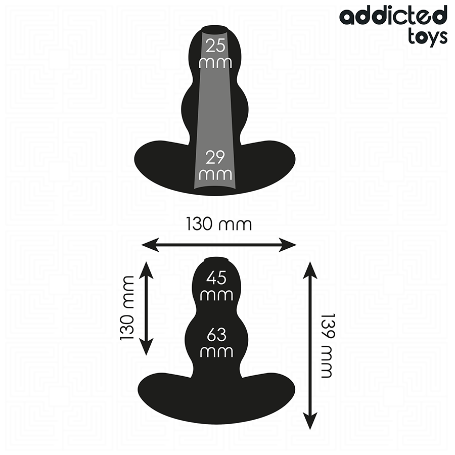 ADDICTED TOYS - TAPPO ANALE CAVO TAGLIA XL 13,9 CM - ADDICTED TOYS | Lingerie Harness Boutique