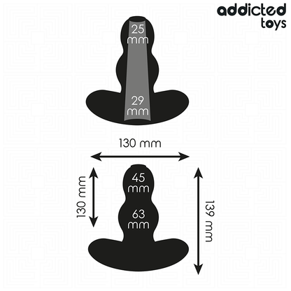 ADDICTED TOYS - TAPPO ANALE CAVO TAGLIA XL 13,9 CM - ADDICTED TOYS | Lingerie Harness Boutique