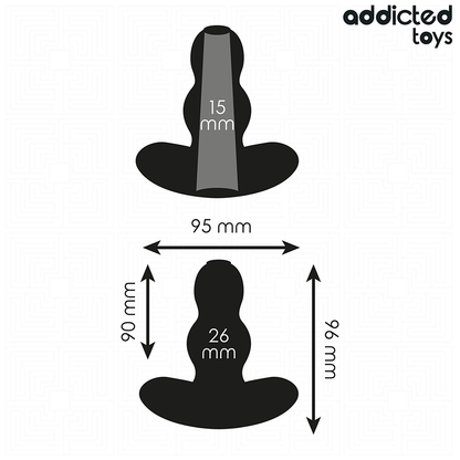ADDICTED TOYS - TAPPO ANALE CAVO TAGLIA M 9,6 CM - ADDICTED TOYS | Lingerie Harness Boutique