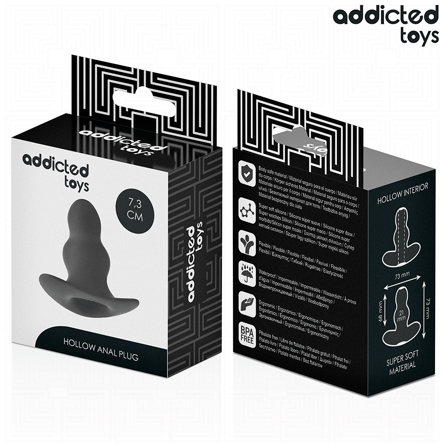 ADDICTED TOYS - TAPPO ANALE CAVO TAGLIA S 7,3 CM - ADDICTED TOYS | Lingerie Harness Boutique