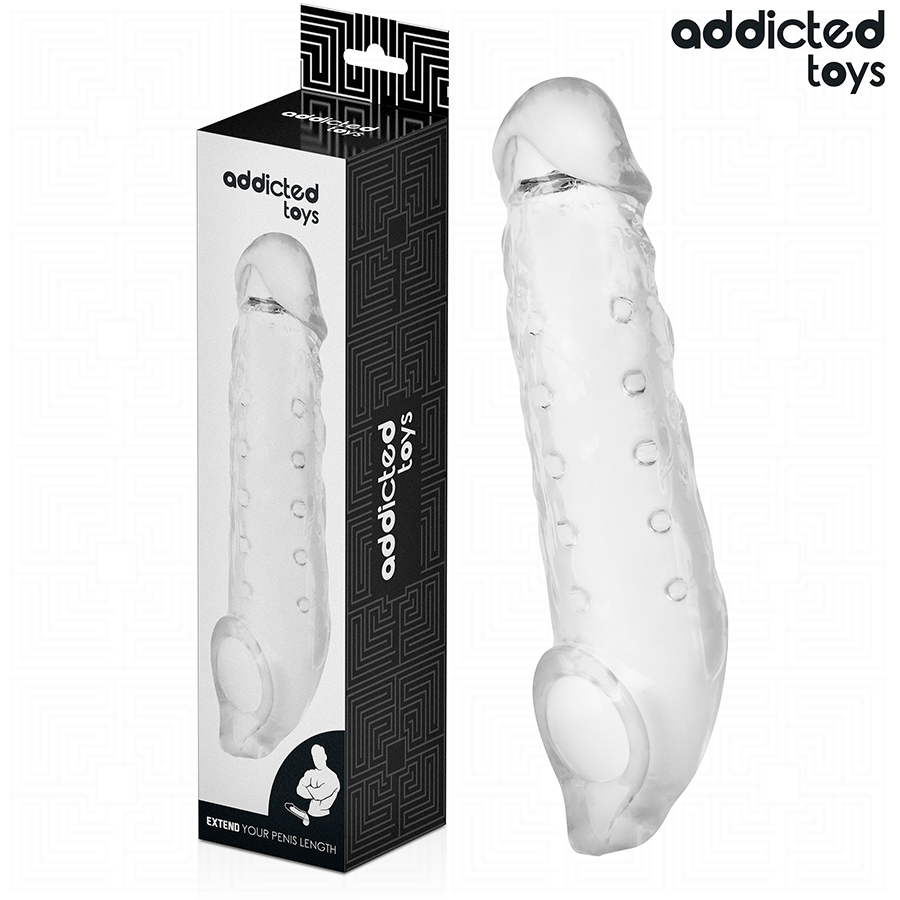ADDICTED TOYS - ESTENSIONE PENE TRASPARENTE TAGLIA S 23 CM - ADDICTED TOYS | Lingerie Harness Boutique