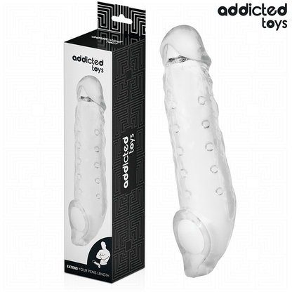 ADDICTED TOYS - ESTENSIONE PENE TRASPARENTE TAGLIA S 23 CM - ADDICTED TOYS | Lingerie Harness Boutique
