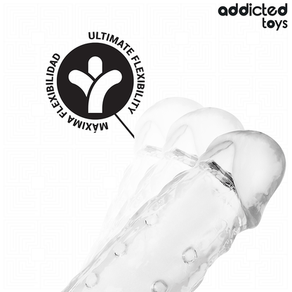ADDICTED TOYS - GUAINA PER PENE TRASPARENTE TAGLIA M 27 CM - ADDICTED TOYS | Lingerie Harness Boutique